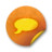 Orange sticker badges 042 Icon